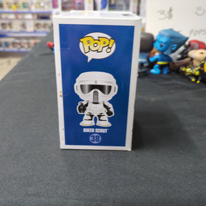 Funko Pop Star Wars Biker Scout #38 Vinyl Bobble Head Vaulted Blue Box FRENLY BRICKS - Open 7 Days