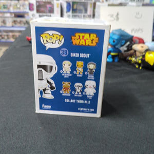 Funko Pop Star Wars Biker Scout #38 Vinyl Bobble Head Vaulted Blue Box FRENLY BRICKS - Open 7 Days