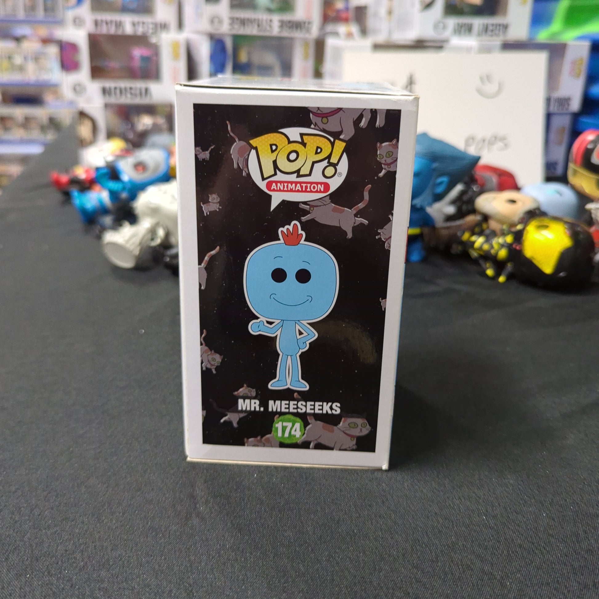 Funko POP! Animation Rick And Morty #174 Mr Meeseeks FRENLY BRICKS - Open 7 Days