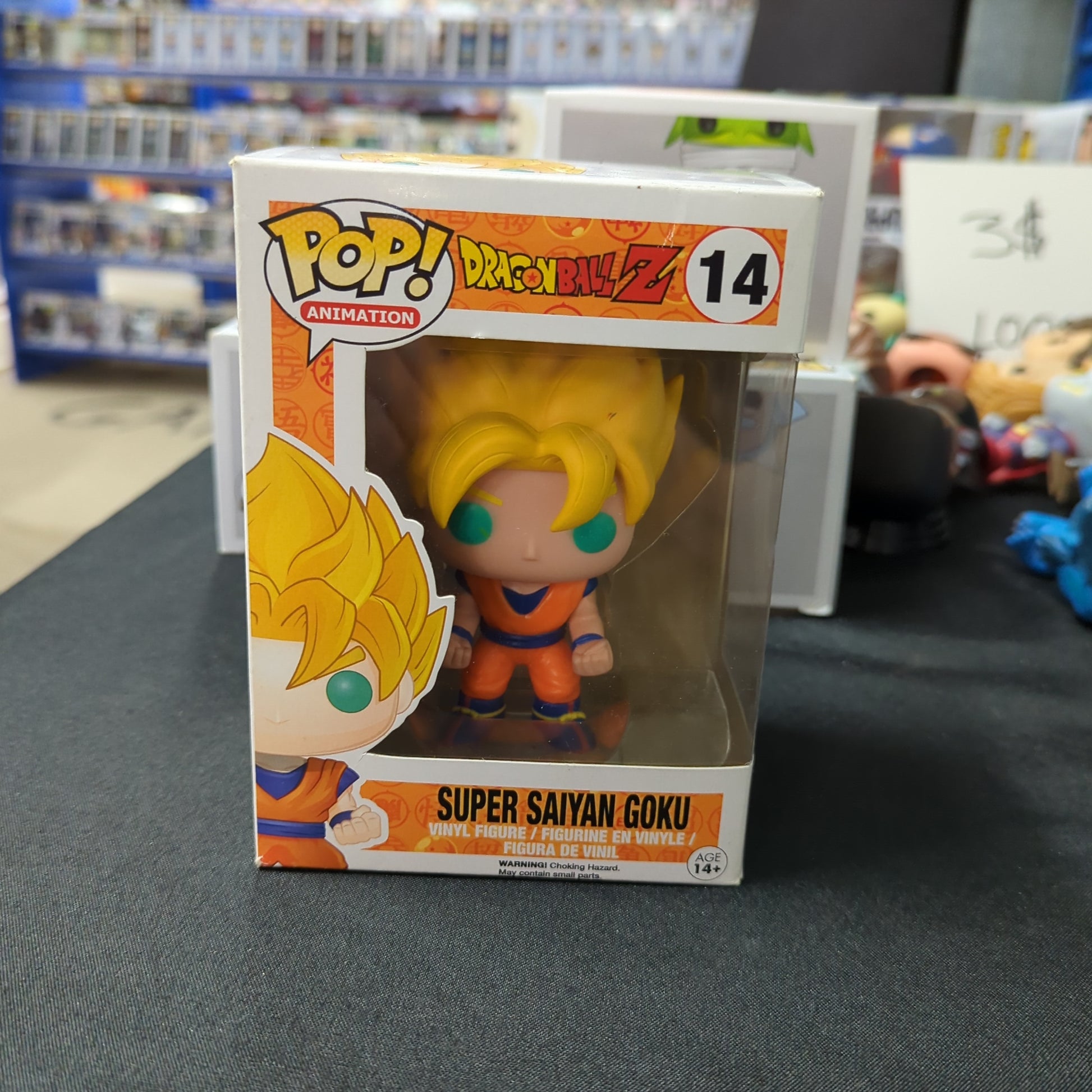 Dragon Ball Z Funko - Super Saiyan Goku #14 Pop! Vinyl NIB FRENLY BRICKS - Open 7 Days