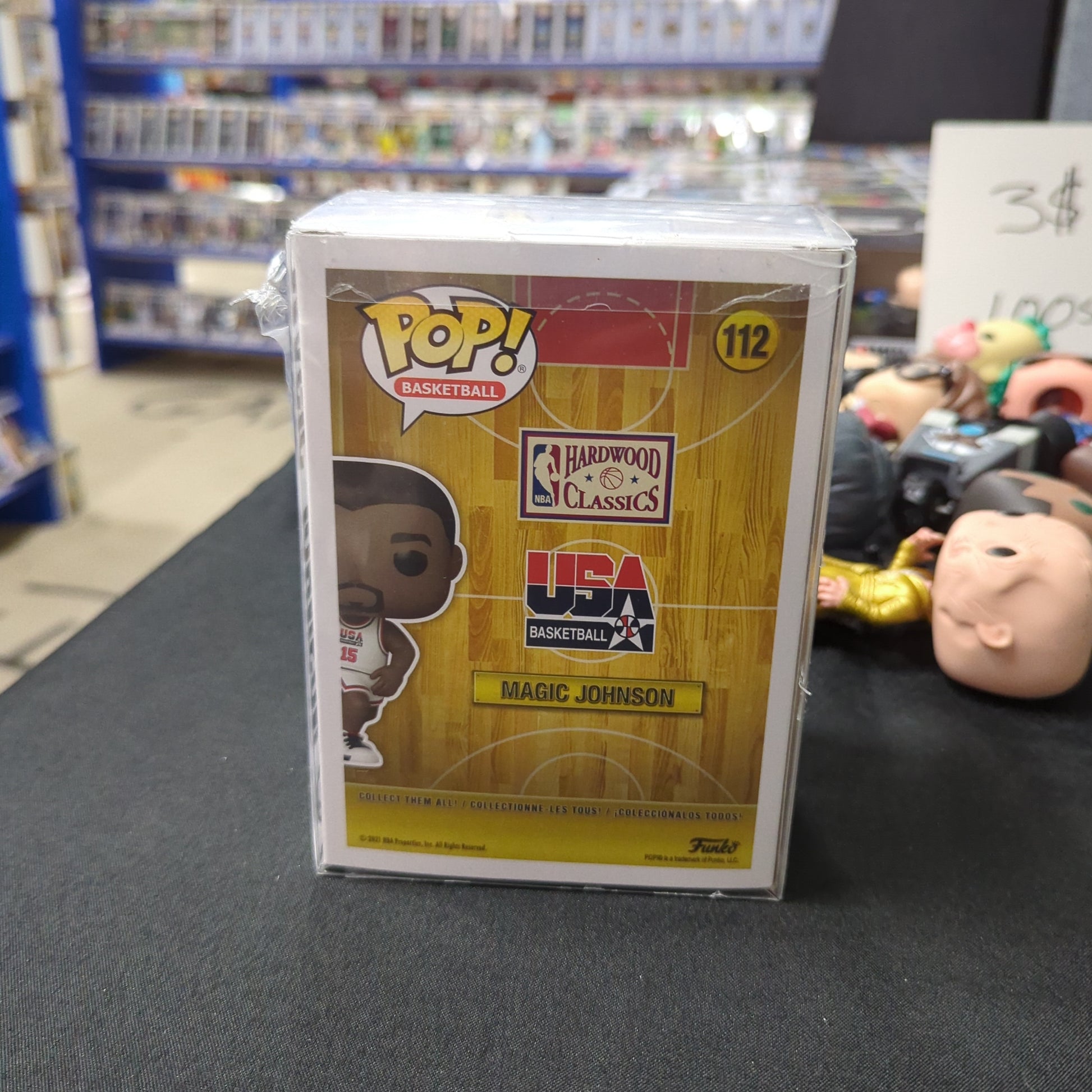 NBA Basketball Team USA Magic Johnson 92' Pop! Vinyl Figure #112 FRENLY BRICKS - Open 7 Days