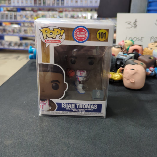 NBA Basketball Detroit Pistons Isiah Thomas Pop! Vinyl Figure #101 FRENLY BRICKS - Open 7 Days