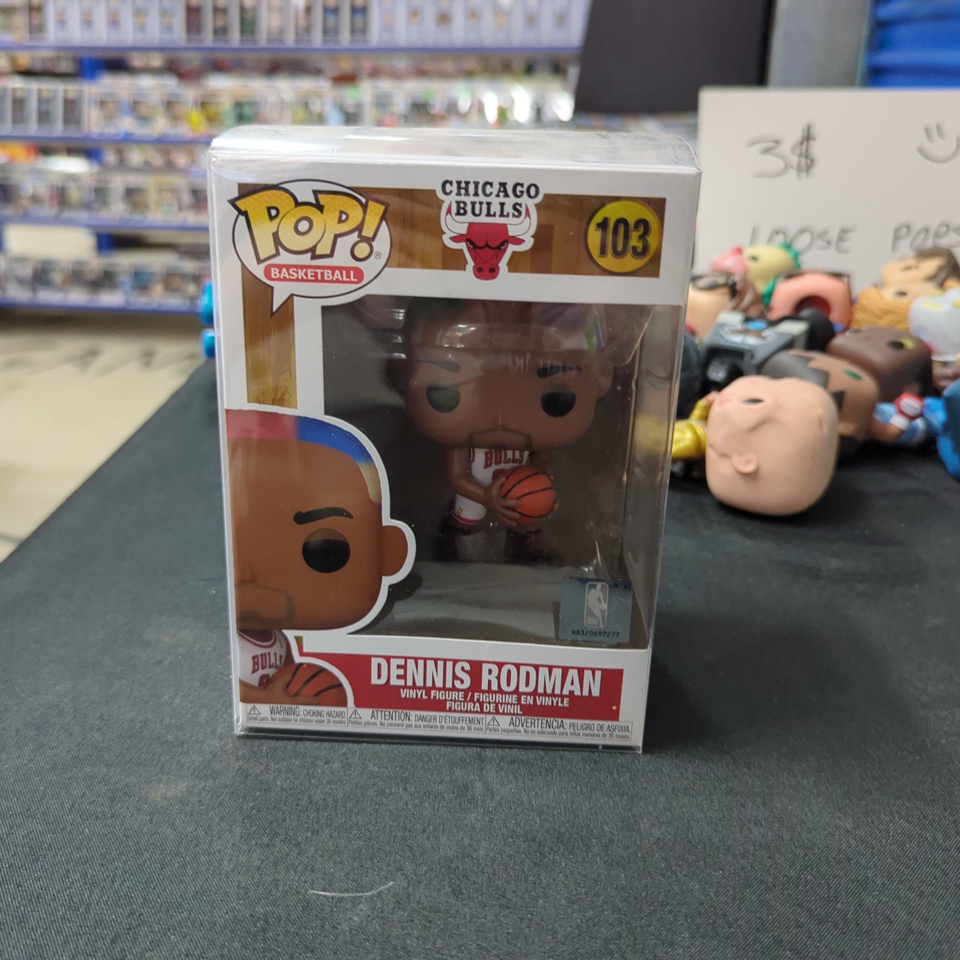 Funko Pop! Basketball Chicago Bulls #103 Dennis Rodman Vinyl Figure FRENLY BRICKS - Open 7 Days