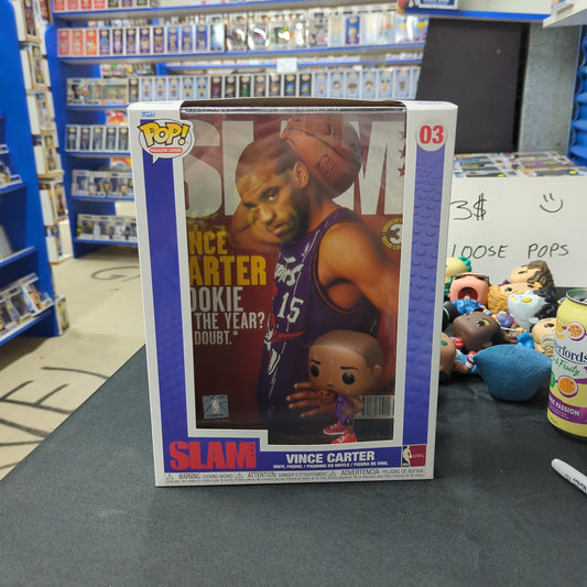 Vince Carter (Toronto Raptors) Funko Pop! NBA SLAM Magazine Cover Throwback 03 FRENLY BRICKS - Open 7 Days