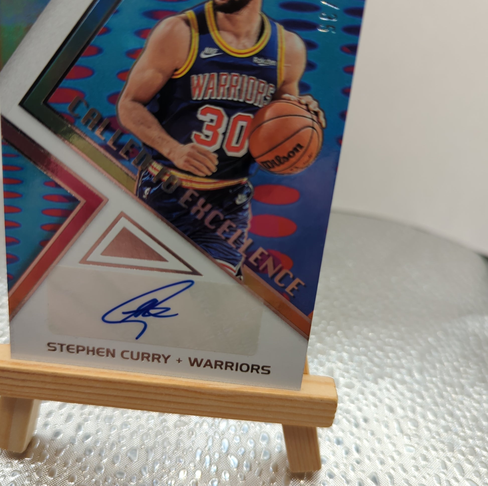 PANINI 2021-2022 Recon AUTO signed /35 Warriors Numbered Steph Curry FRENLY BRICKS - Open 7 Days