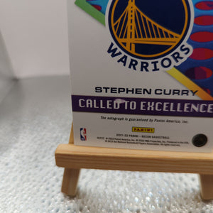 PANINI 2021-2022 Recon AUTO signed /35 Warriors Numbered Steph Curry FRENLY BRICKS - Open 7 Days