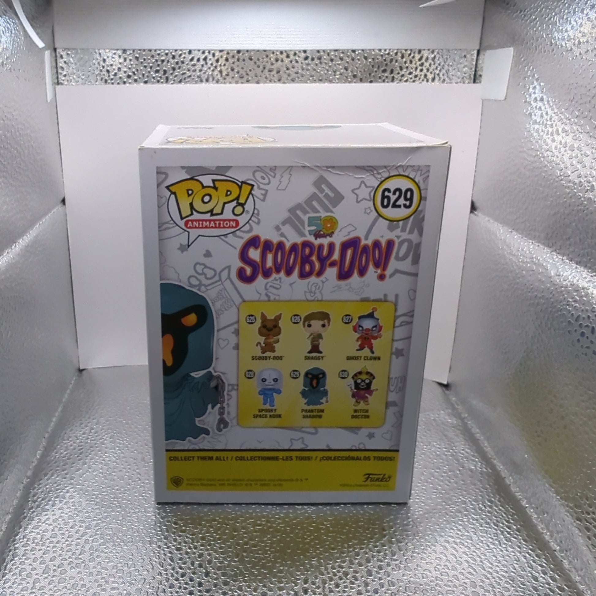 SCOOBY- DOO  50 YEARS - PHANTOM SHADOW 3.75" POP TV VINYL FIGURE FUNKO 629 FRENLY BRICKS - Open 7 Days