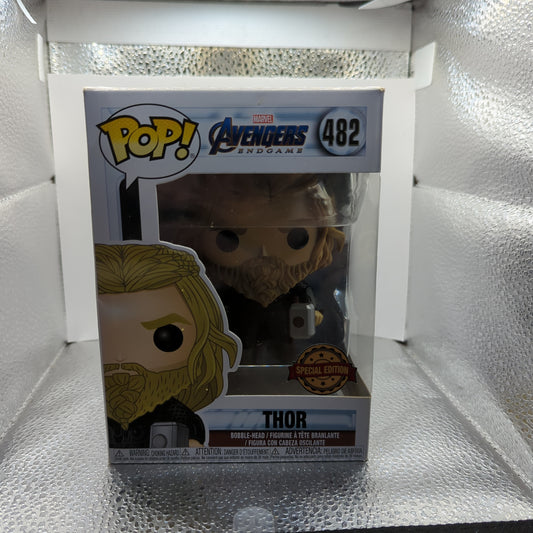 Funko POP! Marvel Avengers Endgame Thor #482 (Special Edition) FRENLY BRICKS - Open 7 Days