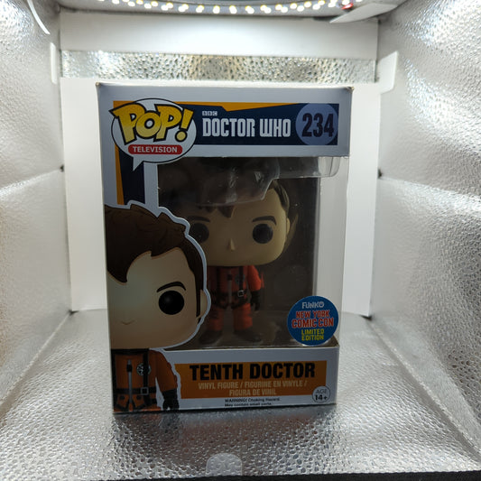 FUNKO POP! Doctor Who #234: Space Suit Tenth Doctor NYCC Limited Edition FRENLY BRICKS - Open 7 Days