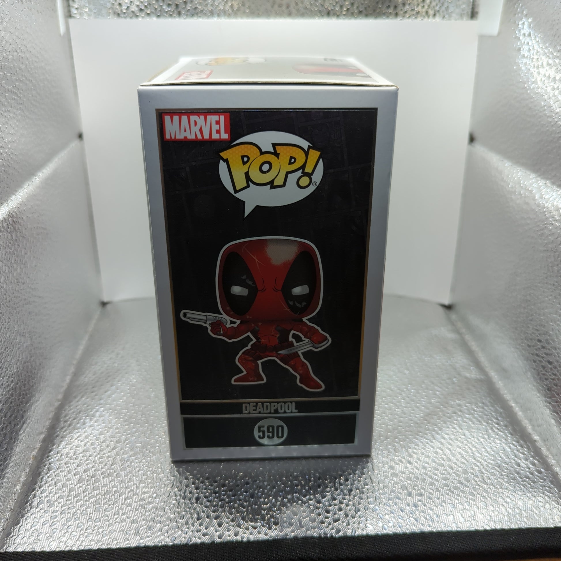 Deadpool 590 - Deadpool 1st Appearance Metallic 80th Anniversary Funko Pop Vinyl FRENLY BRICKS - Open 7 Days