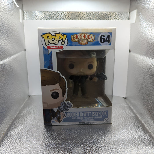 Booker DeWitt Skyhook Pop 64 - Bioshock Infinite Funko Pop! Vinyl 2015 Vaulted FRENLY BRICKS - Open 7 Days