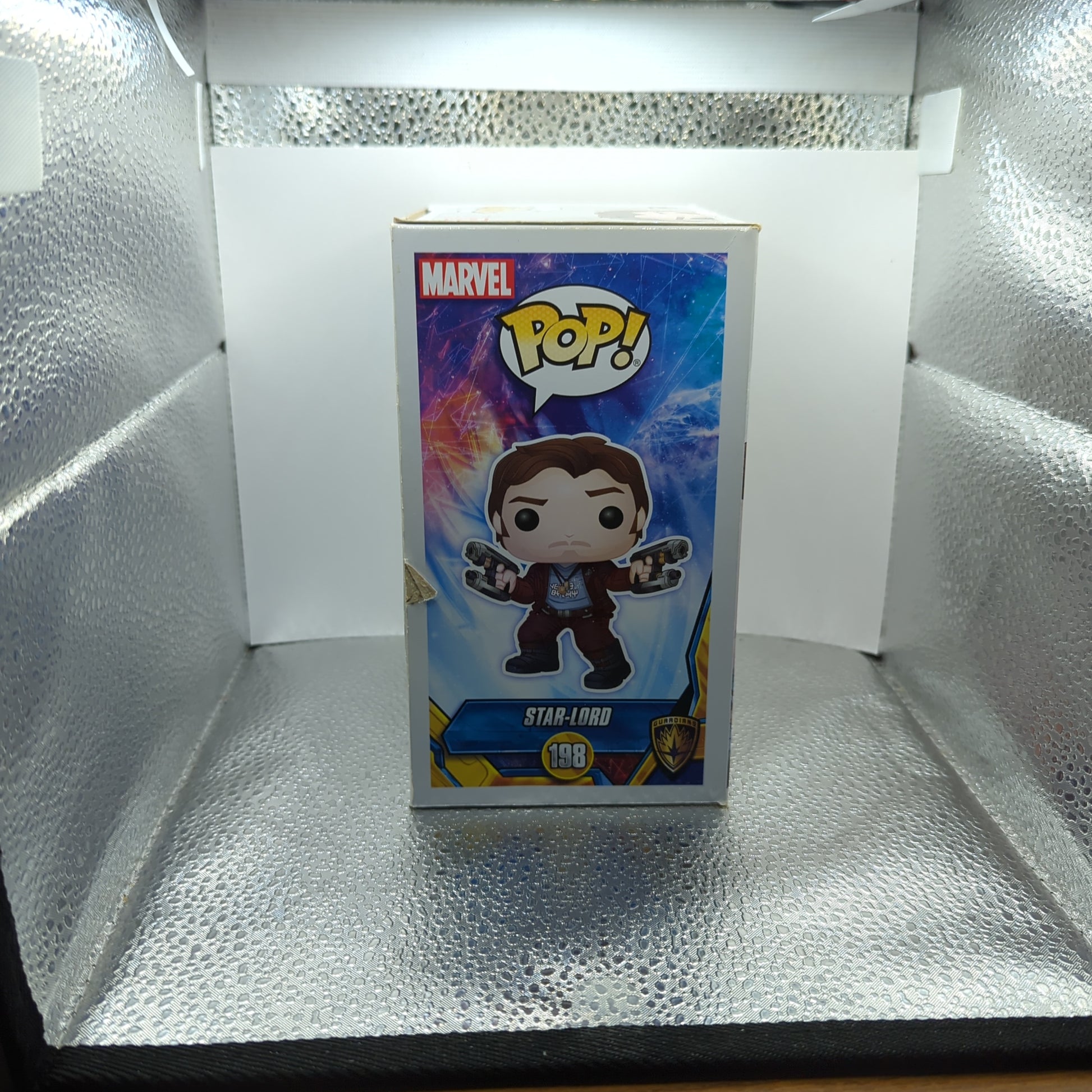 Star-Lord 198 Guardians of the Galaxy Vol.2 Marvel Funko Pop Vinyl *box Damage* FRENLY BRICKS - Open 7 Days