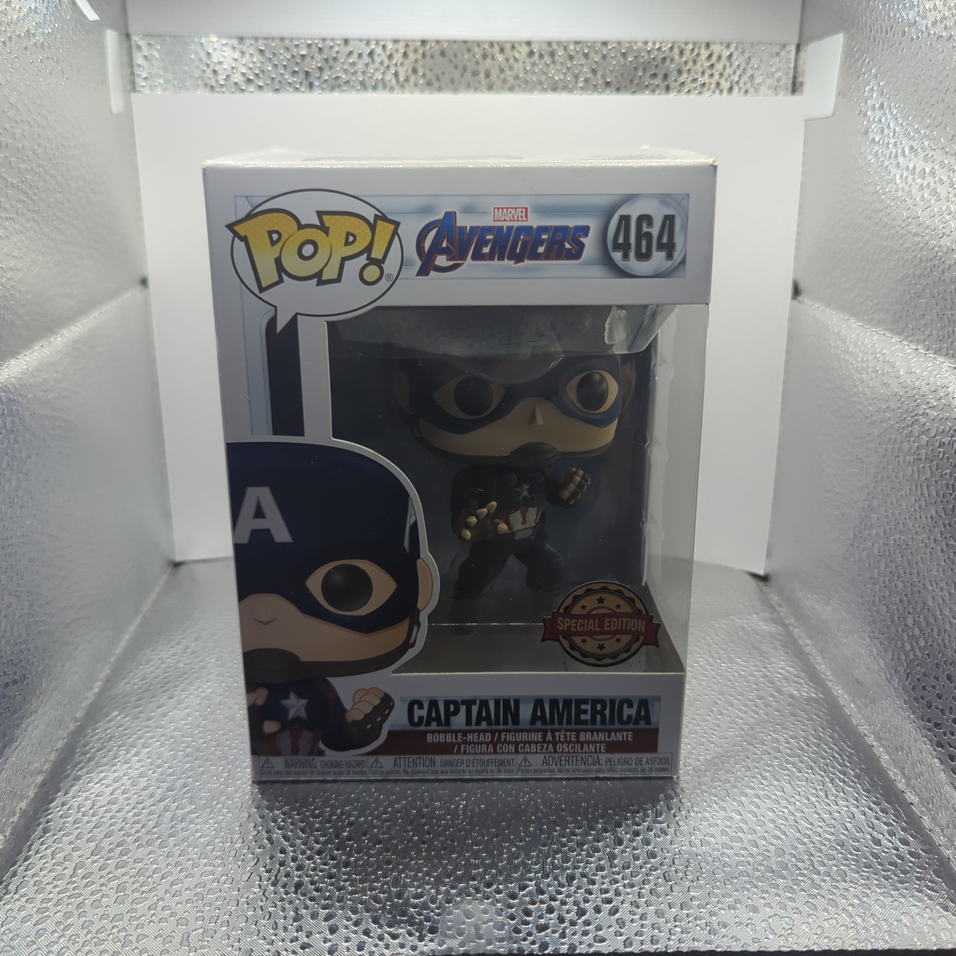 Avengers Captain America Pop Vinyl #464 "Special Edition" FRENLY BRICKS - Open 7 Days