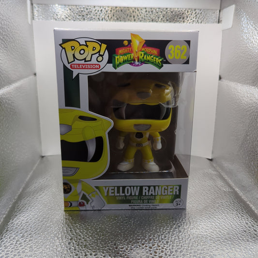 MIGHTY MORPHIN POWER RANGERS YELLOW RANGER FUNKO POP VINYL FIGURE #362 FRENLY BRICKS - Open 7 Days