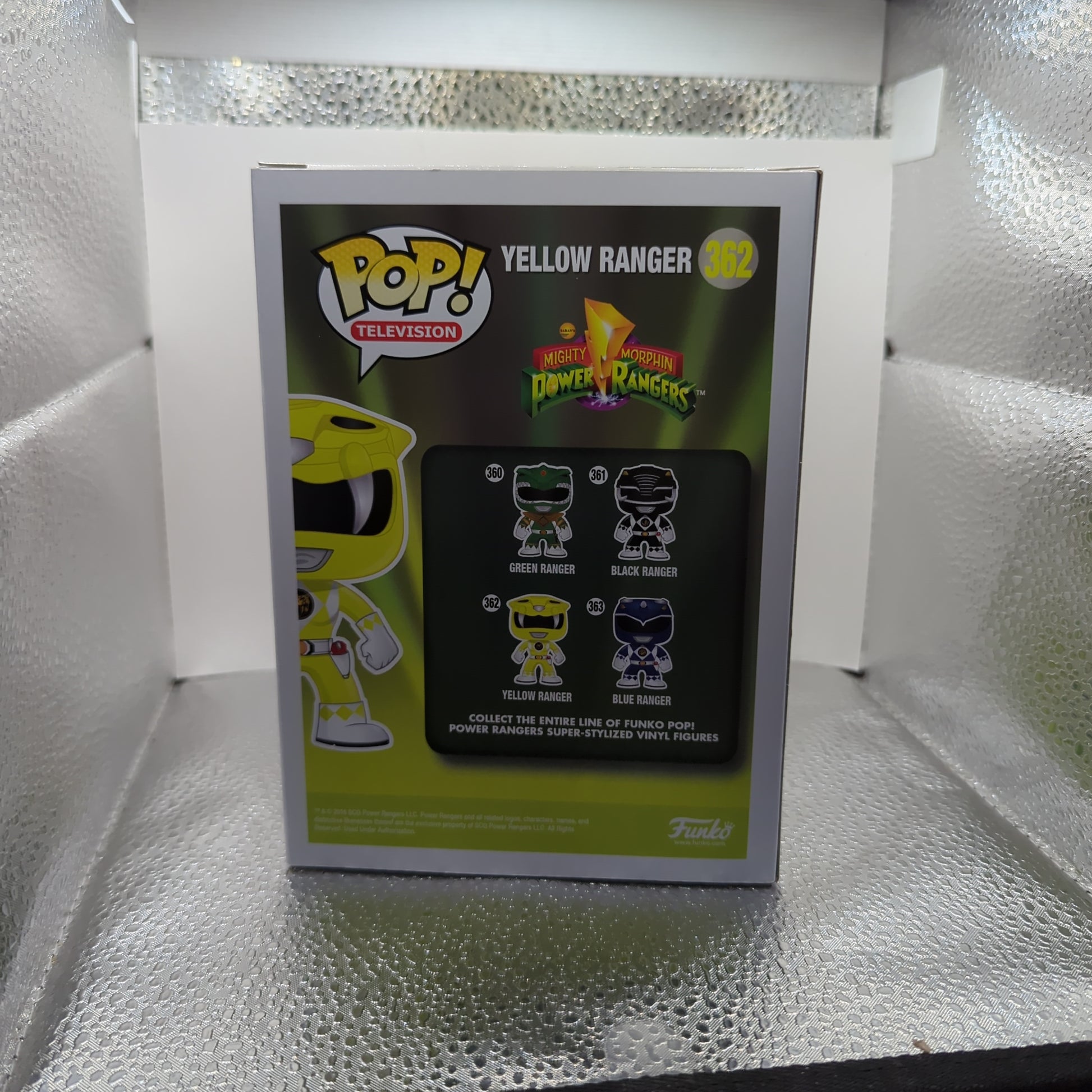 MIGHTY MORPHIN POWER RANGERS YELLOW RANGER FUNKO POP VINYL FIGURE #362 FRENLY BRICKS - Open 7 Days