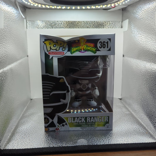 Funko POP Television Mighty Morphin Power Rangers #361 | Black Ranger *damaged* FRENLY BRICKS - Open 7 Days