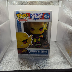 Justice League (comics) - Etrigan the Demon Pop!-CHASE EDITION-Funko 459 FRENLY BRICKS - Open 7 Days