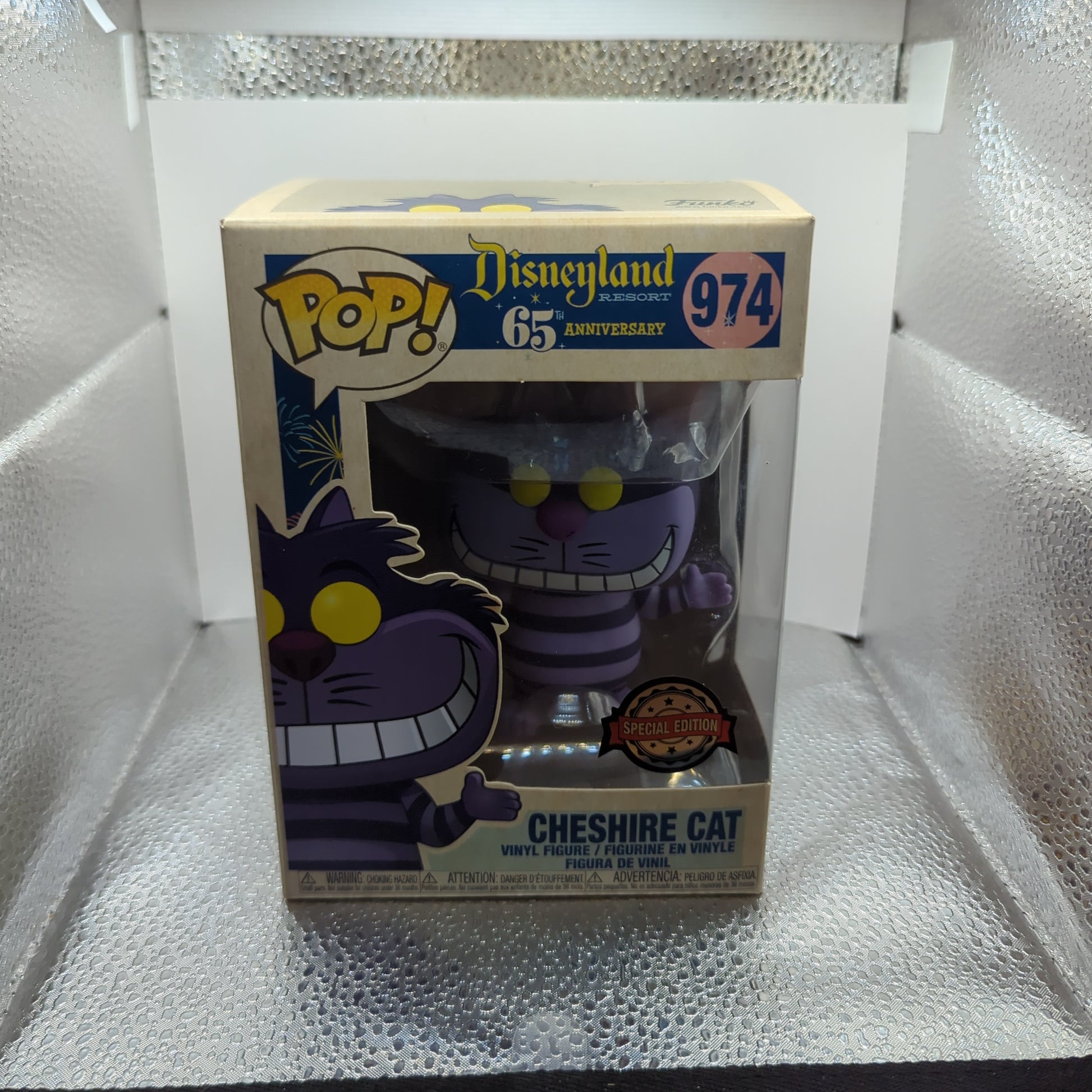 Alice in Wonderland - Cheshire Cat Disneyland 65th Anniv. Pop! Vinyl (RS) #974 FRENLY BRICKS - Open 7 Days