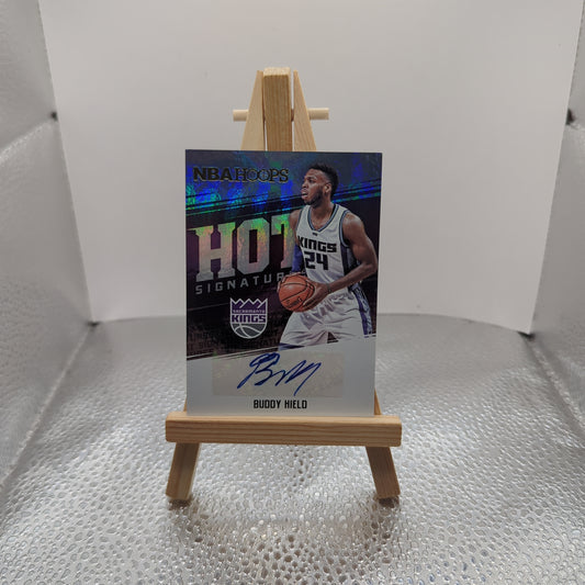 2017-18 Panini NBA Hoops Hot Signatures Buddy Hield #HS-BH Auto FRENLY BRICKS - Open 7 Days