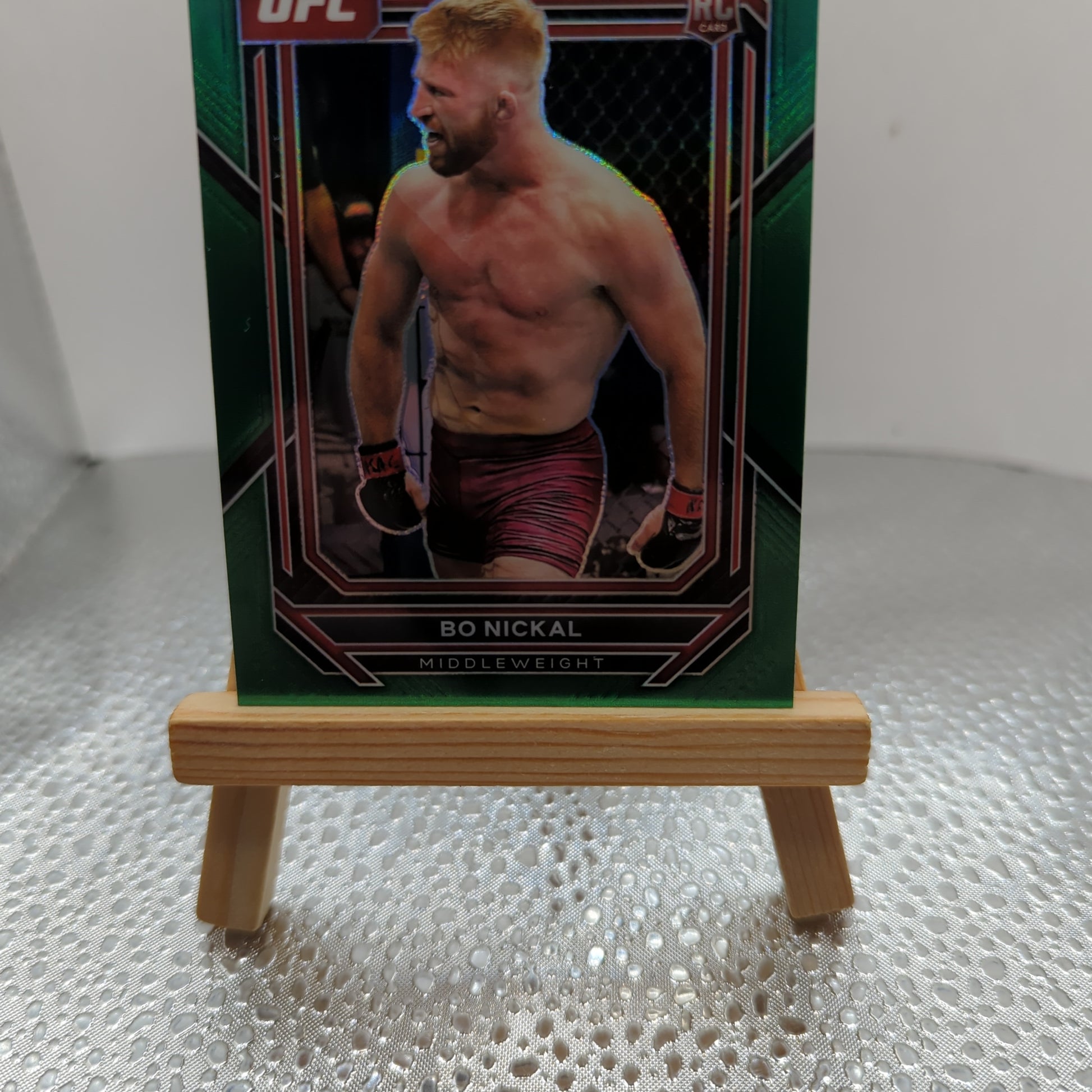 2023 Panini Prizm UFC - Green Prizm #103 Bo Nickal (RC) FRENLY BRICKS - Open 7 Days