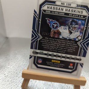2022 Panini Obsidian Rookies Electric Etch Purple /100 Hassan Haskins Rookie RC FRENLY BRICKS - Open 7 Days