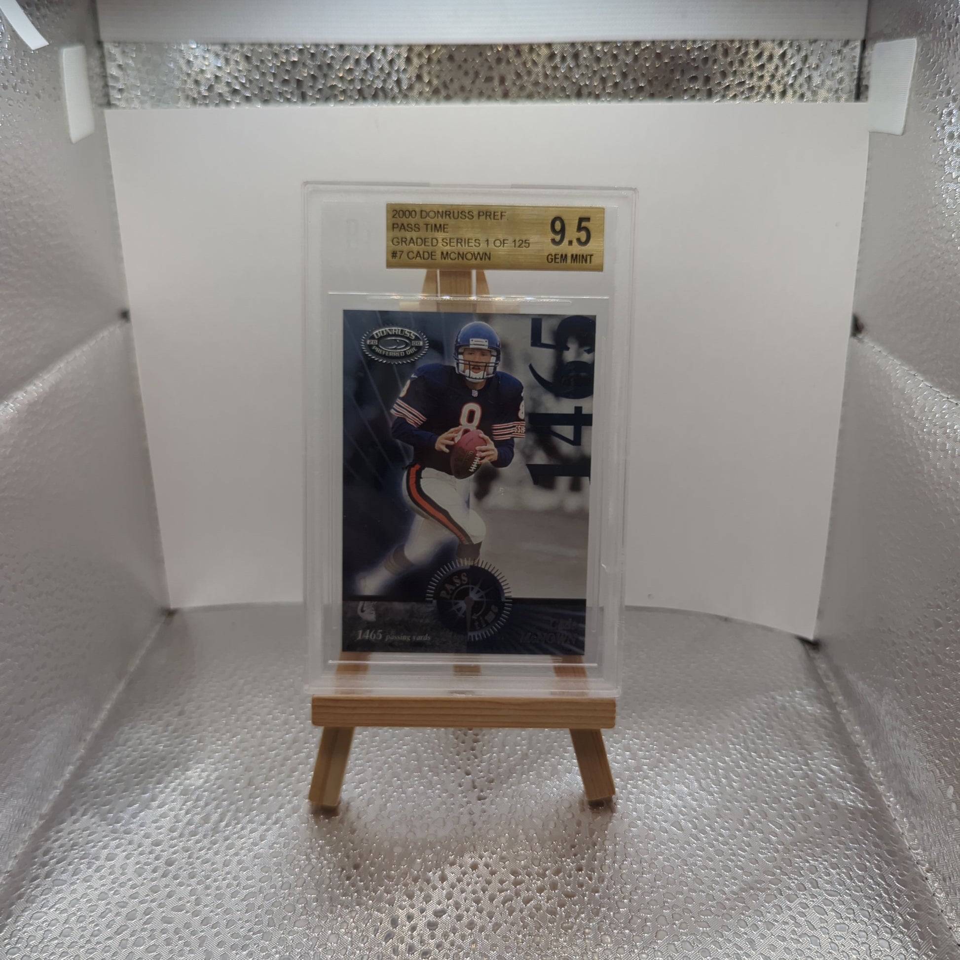 2000 Donruss Pref Pass Time graded series 1 of 125 #7 Cade McNown Chicago Bears FRENLY BRICKS - Open 7 Days