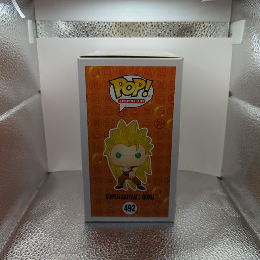 Funko POP Dragon Ball Z Super Saiyan 3 Goku #492 Vinyl Figure  *damage* FRENLY BRICKS - Open 7 Days