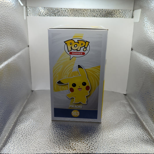 Funko Pop Games Pikachu Waving # 553 Pokemon Vinyl Figure FRENLY BRICKS - Open 7 Days