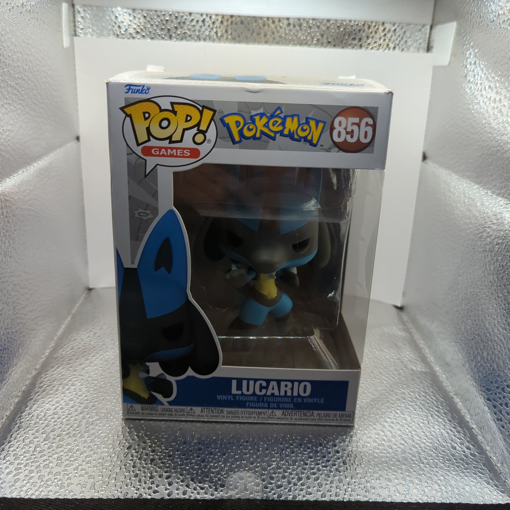 Funko Pop Pokemon Lucario - Vinyl Figure Games # 856 FRENLY BRICKS - Open 7 Days