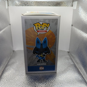 Funko Pop Pokemon Lucario - Vinyl Figure Games # 856 FRENLY BRICKS - Open 7 Days