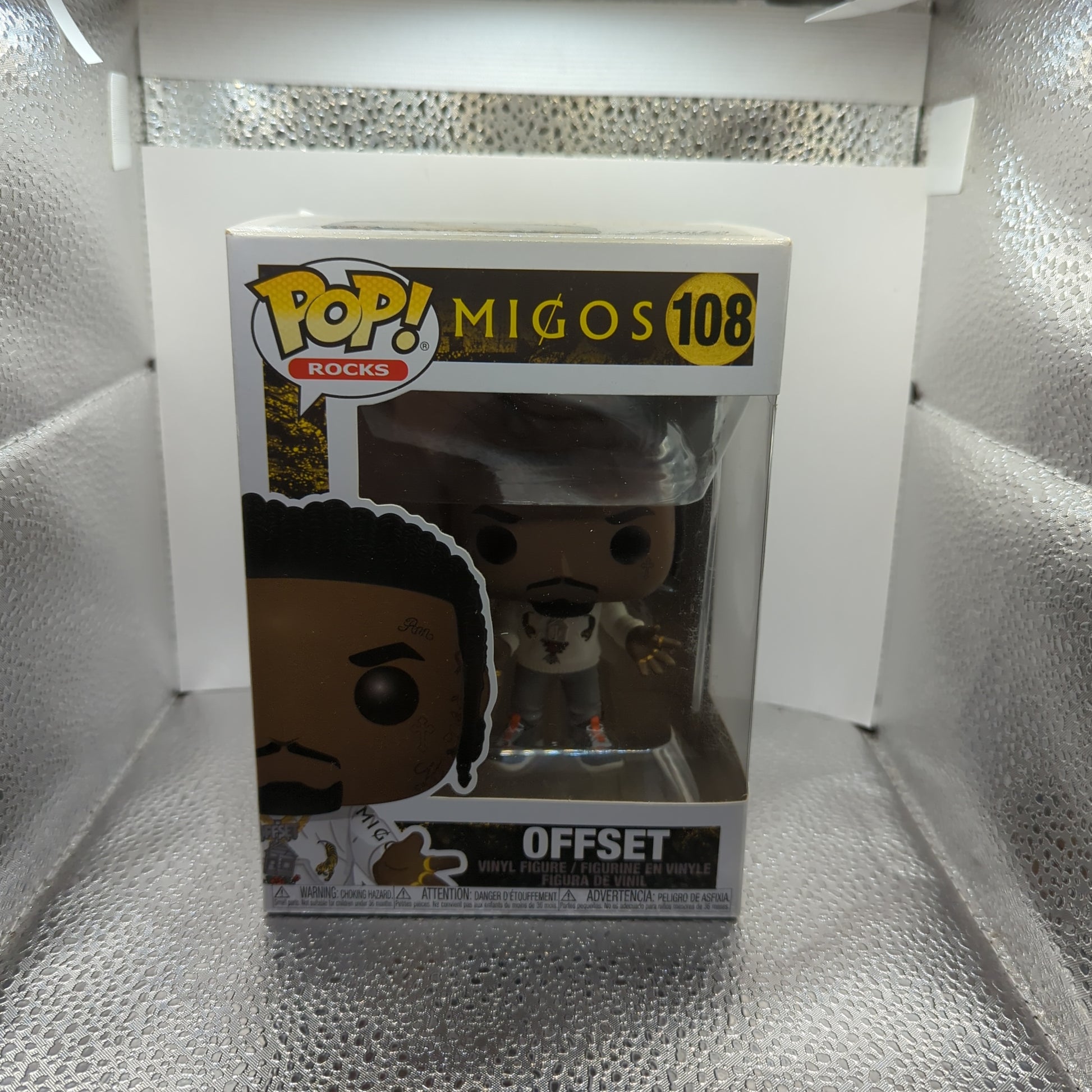 MIGOS OFFSET #108 POP VINYL FUNKO Rocks Rapper FRENLY BRICKS - Open 7 Days