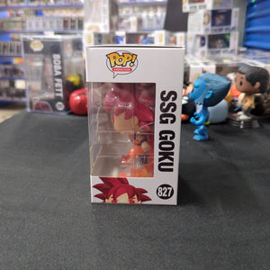 Funko POP Dragon Ball Z Super Saiyan God Goku with flames SDCC 2020 #827 Vinyl FRENLY BRICKS - Open 7 Days