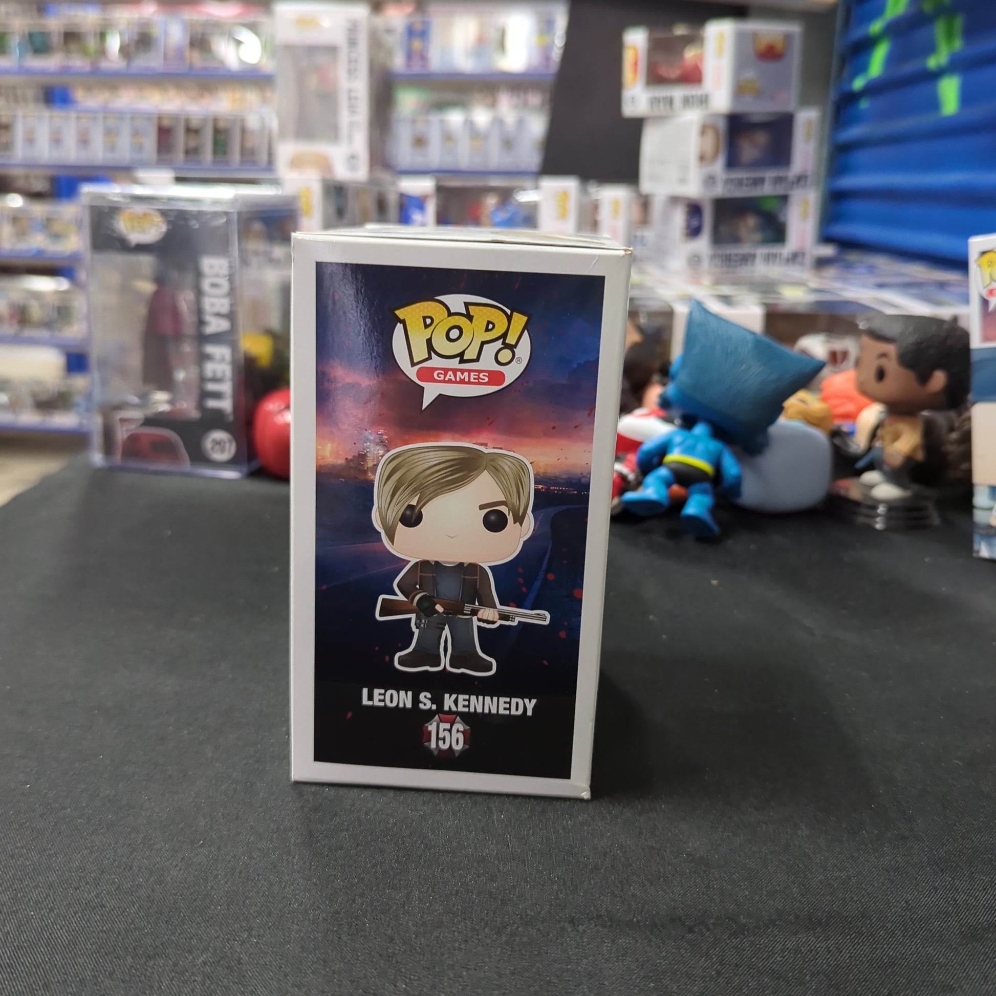 Funko POP  Resident Evil Leon S. Kennedy 156 FRENLY BRICKS - Open 7 Days