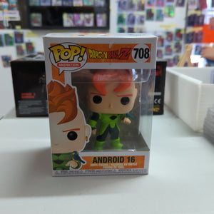 Animation Funko Pop - Android 16 - Dragon Ball Z - No. 708 FRENLY BRICKS - Open 7 Days