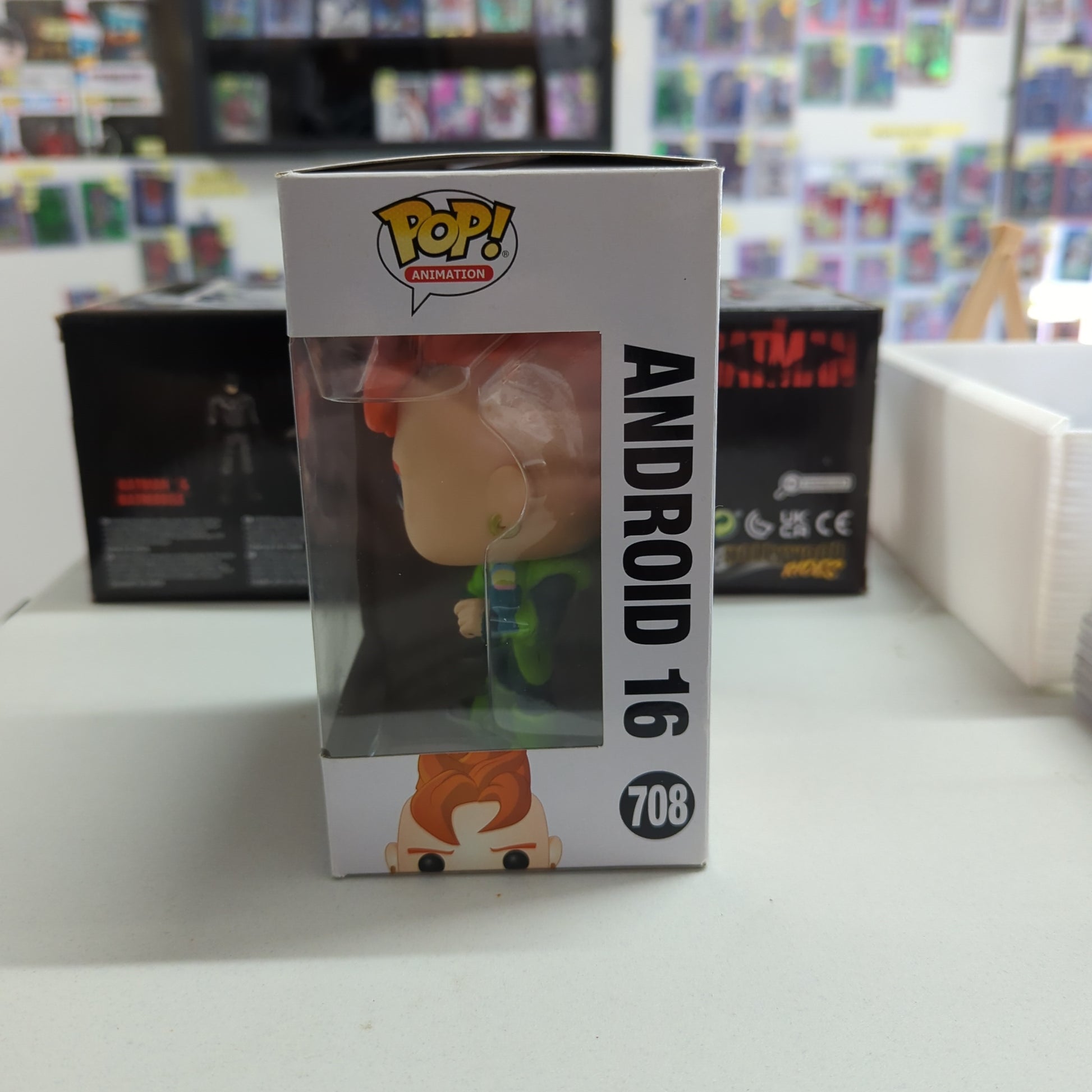 Animation Funko Pop - Android 16 - Dragon Ball Z - No. 708 FRENLY BRICKS - Open 7 Days