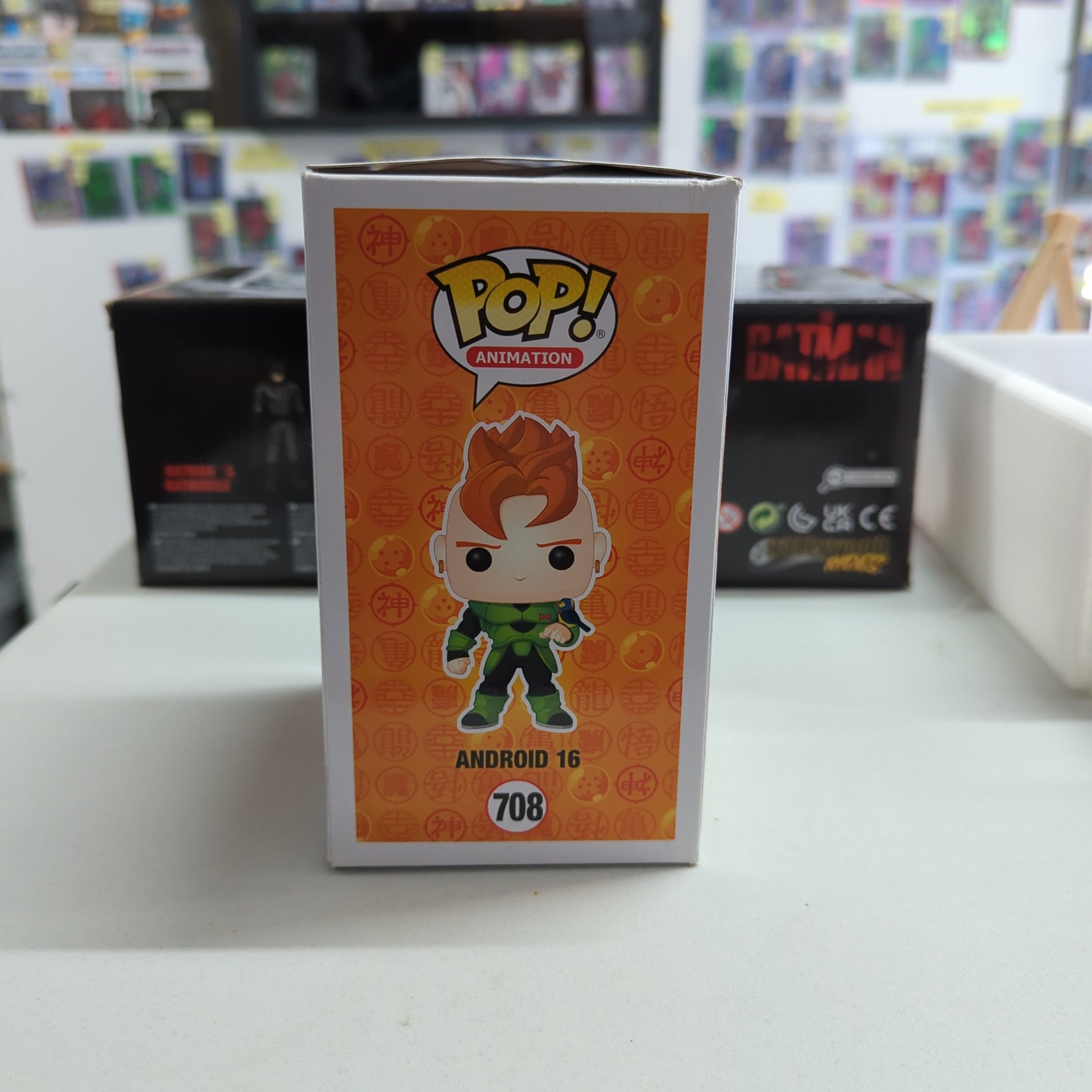 Animation Funko Pop - Android 16 - Dragon Ball Z - No. 708 FRENLY BRICKS - Open 7 Days