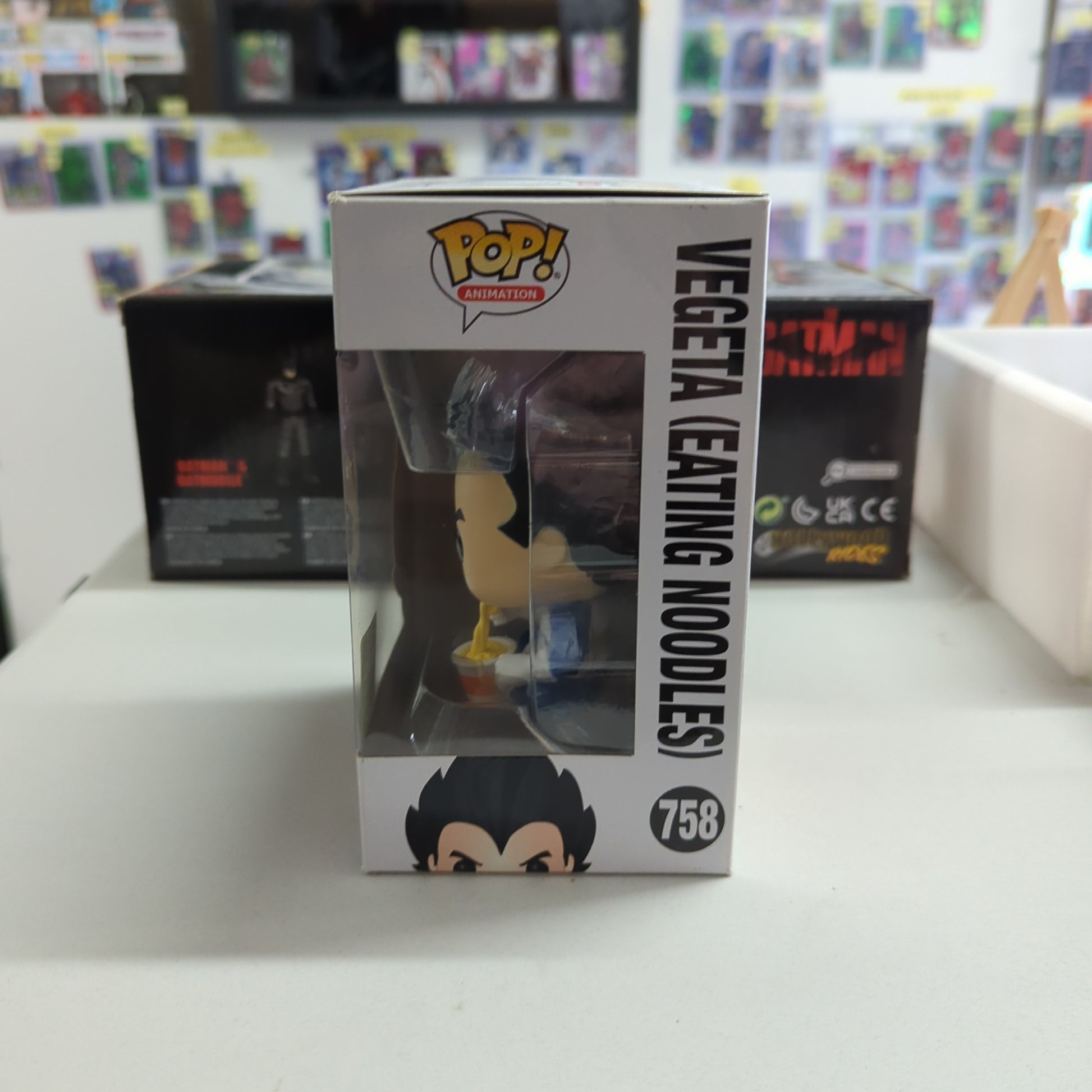 Dragon Ball Z - VEGETA (eating noodles) - ECCC 2020 -Funko POP! Vinyl FRENLY BRICKS - Open 7 Days