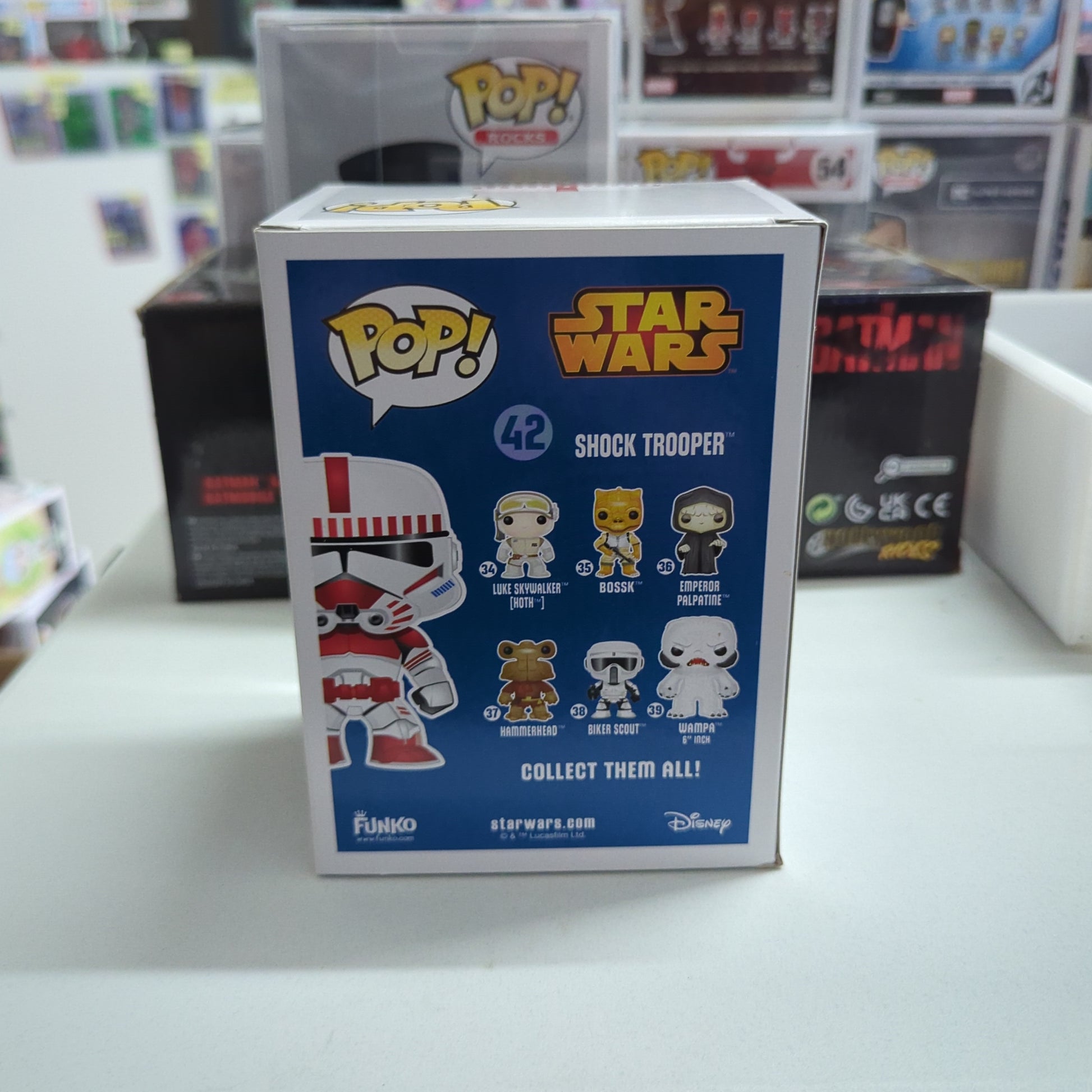 FUNKO POP VINYL #42 STAR WARS SHOCK TROOPER 2015 GALACTIC CONVENTION FRENLY BRICKS - Open 7 Days