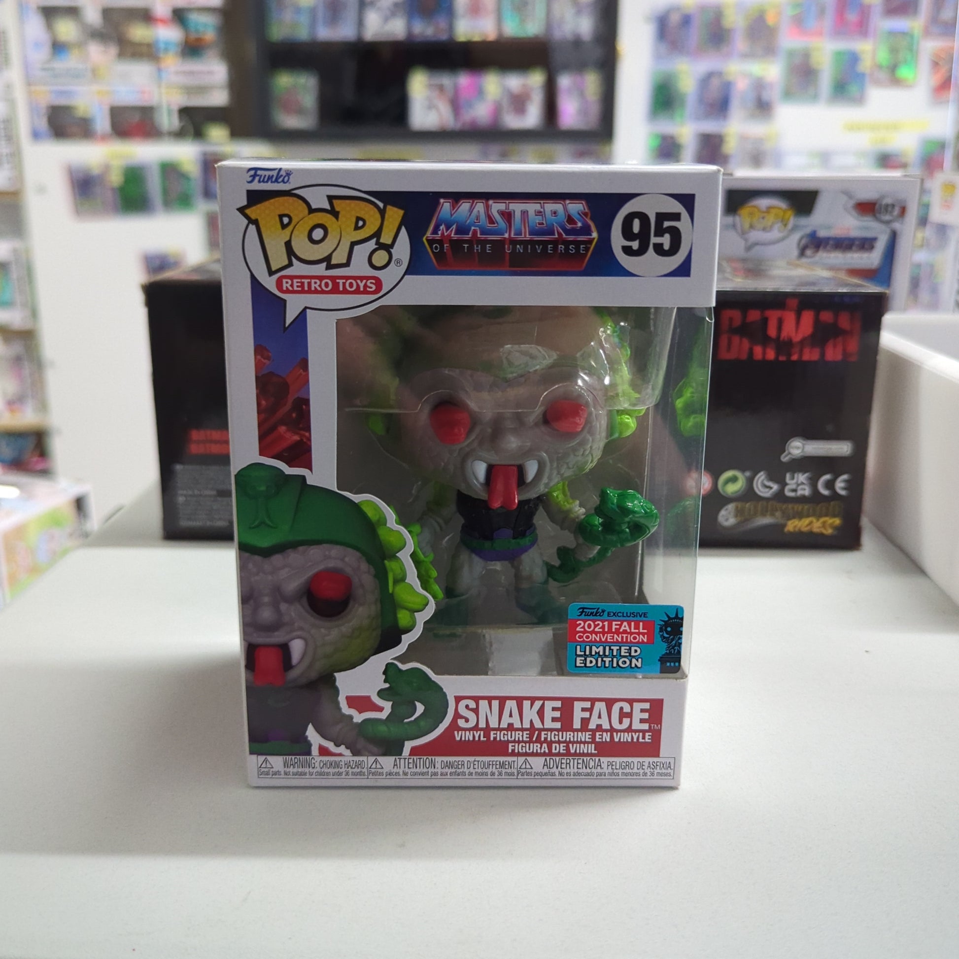 Snake Face 95 ~ Masters of the Universe (MOTU) ~ Funko Pop Vinyl ~ Retro Toys FRENLY BRICKS - Open 7 Days