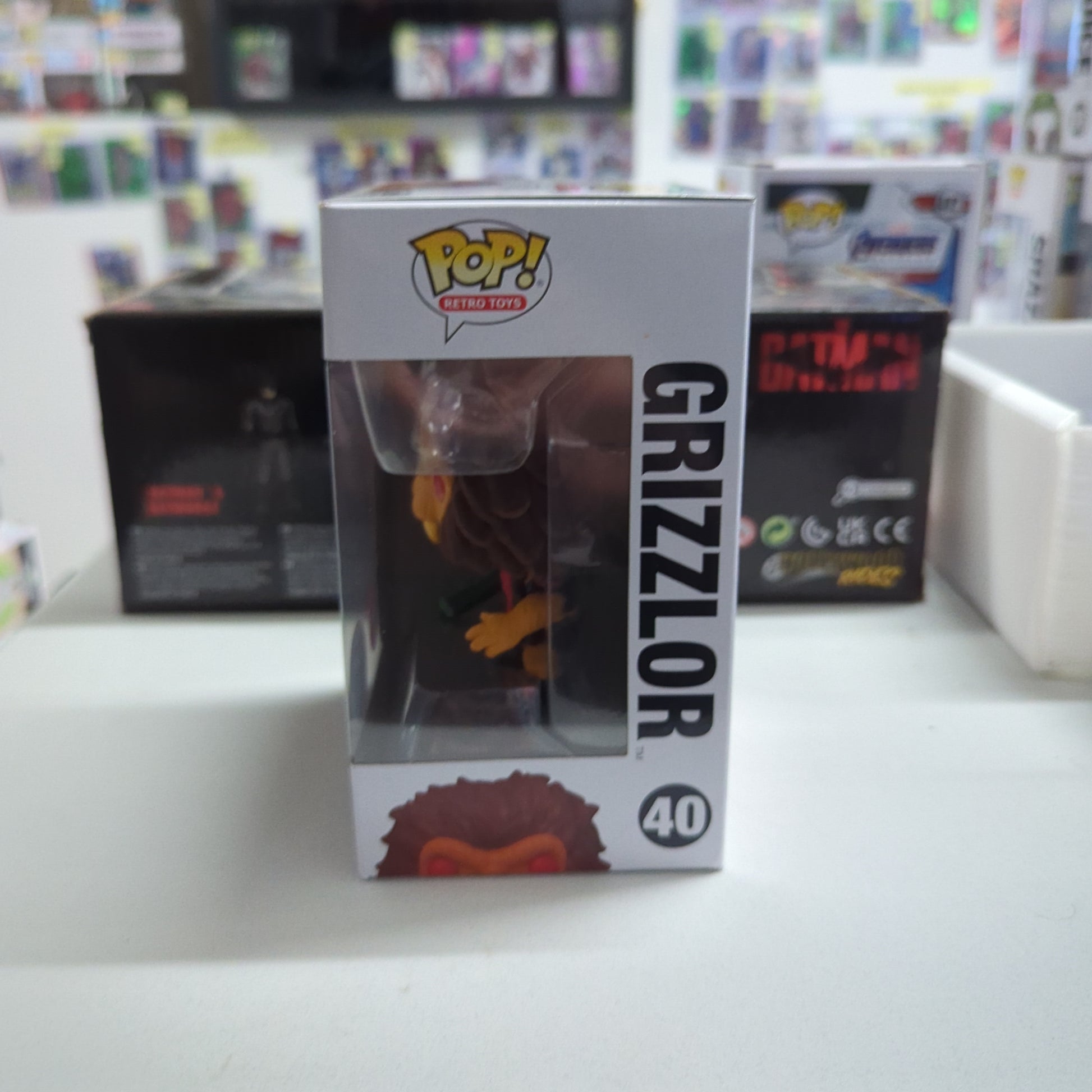 Funko Pop GRIZZLOR FLOCKED Funko Shop Exclusive Masters of the Universe #40 FRENLY BRICKS - Open 7 Days