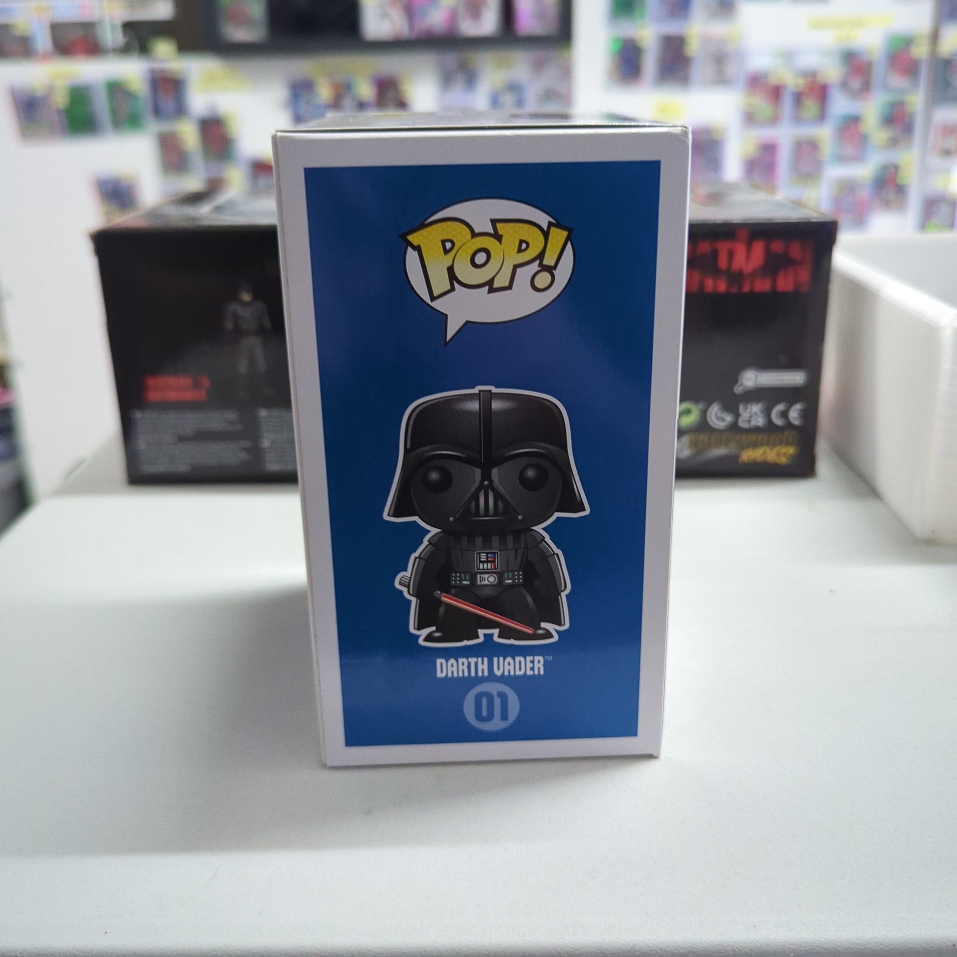 Star Wars Darth Vader Chrome Exclusive Pop! Vinyl Figure #01 FRENLY BRICKS - Open 7 Days