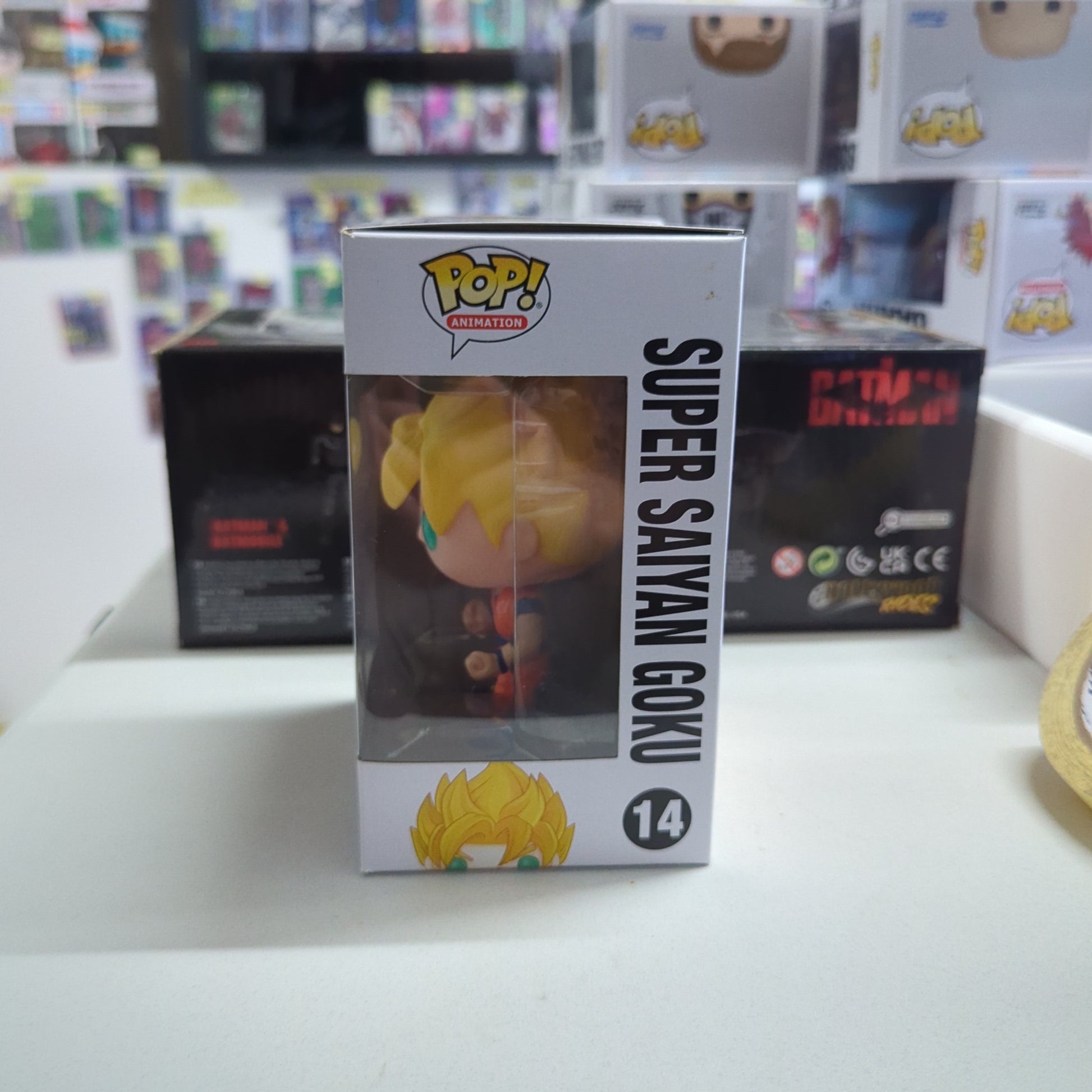 Dragon Ball Z - Super Saiyan Goku Glow 14 Funko Pop! Vinyl FRENLY BRICKS - Open 7 Days