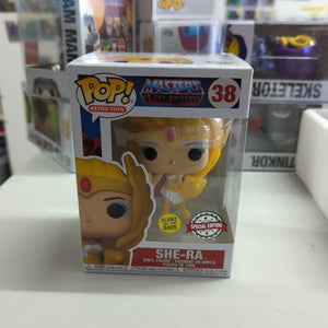 Masters of the Universe - She-Ra Glow in the Dark Pop! Vinyl Figure #38 MOTU FRENLY BRICKS - Open 7 Days