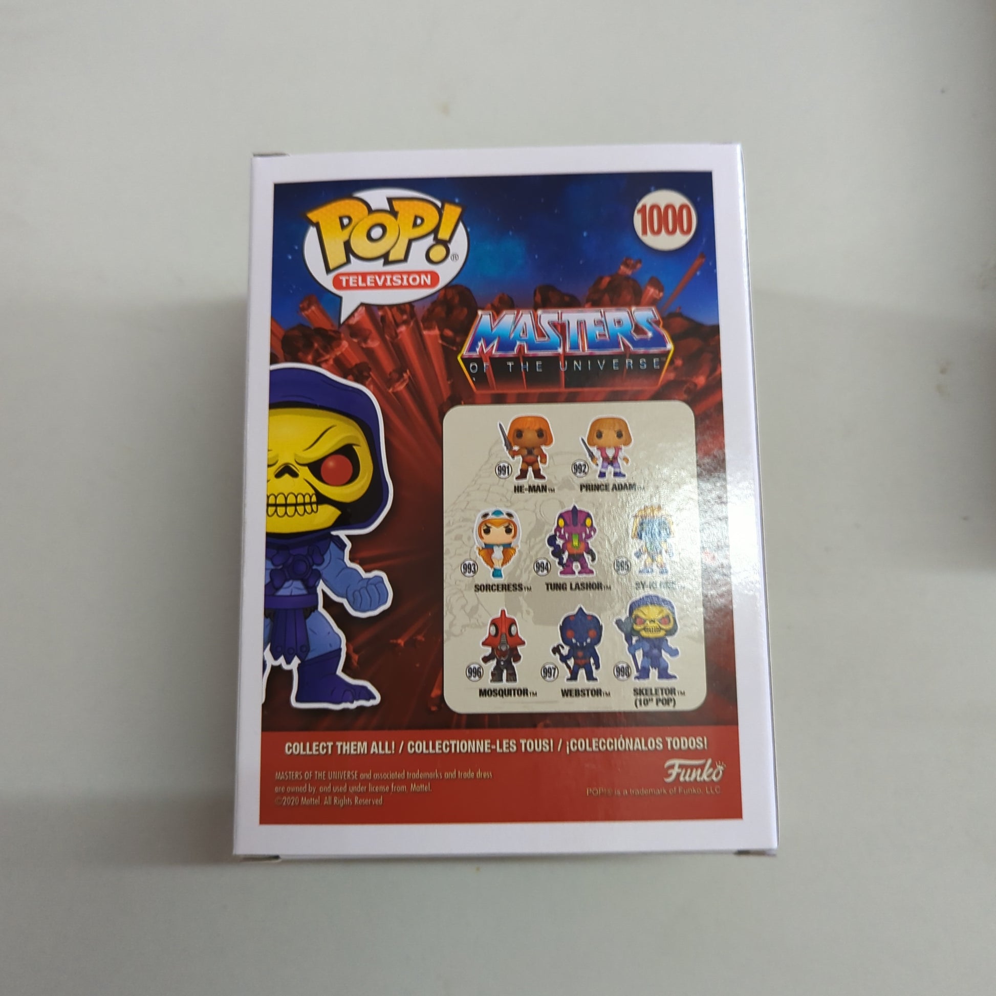 Skeletor Masters of the Universe 1000 GITD POP! Vinyl FRENLY BRICKS - Open 7 Days