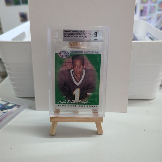 2000 Donruss Pref Graded Series 1 of 1125 #65 Donovan Mcnabb BGS 9 FRENLY BRICKS - Open 7 Days