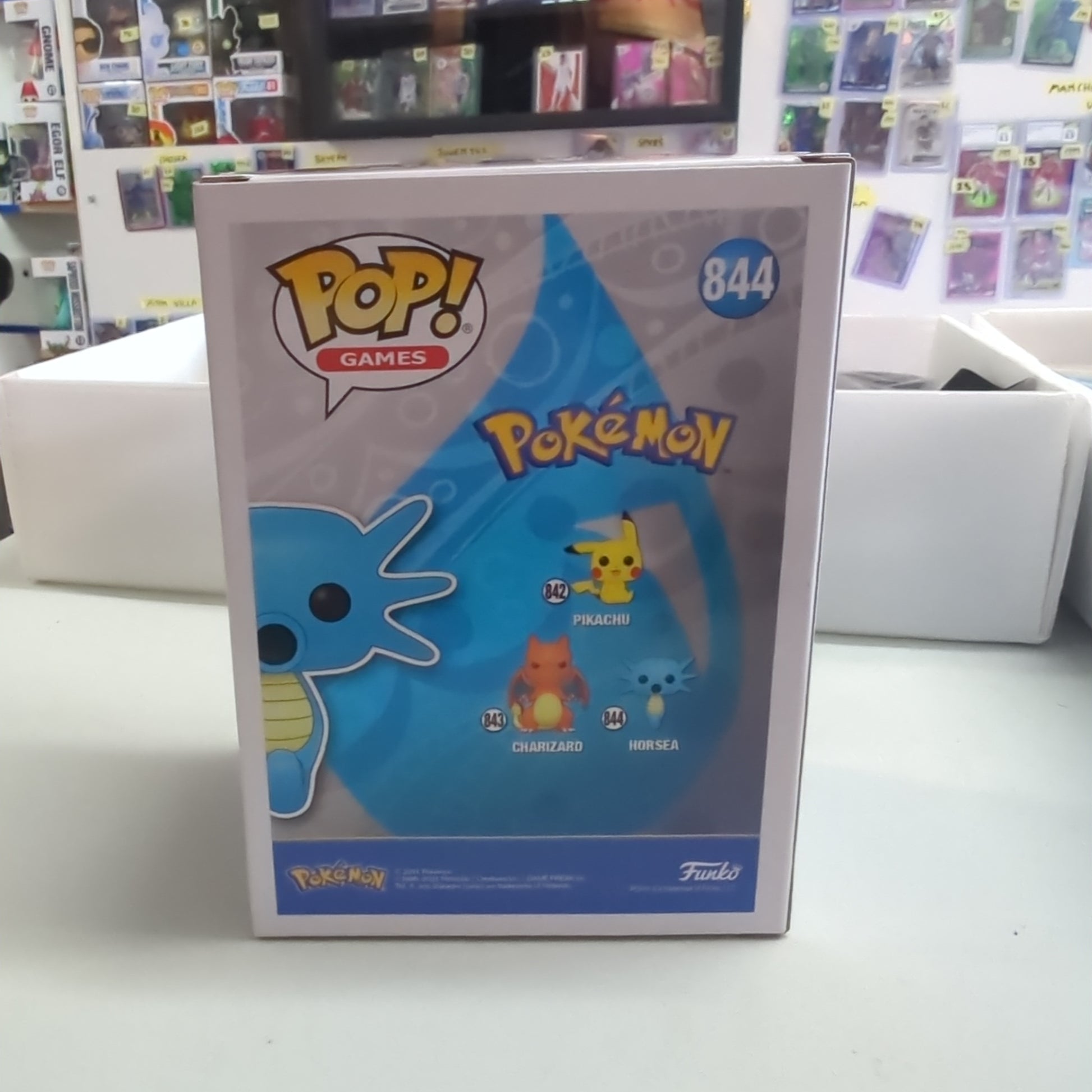 Funko Pop Horsea 844 Pokemon Vinyl Figure FRENLY BRICKS - Open 7 Days