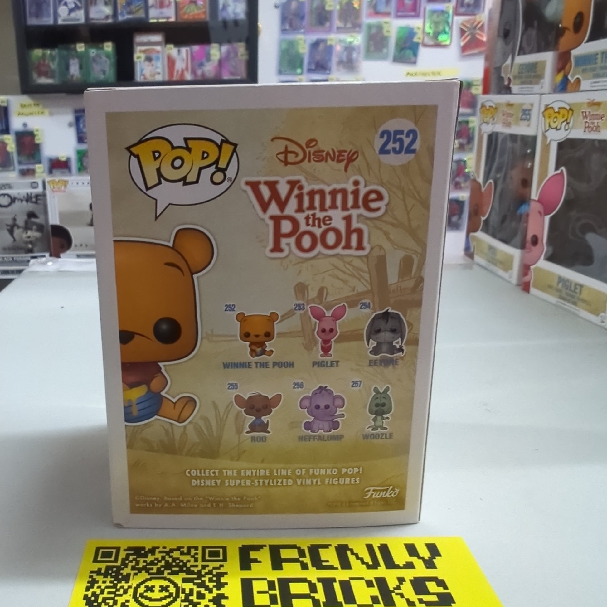 Winnie the Pooh 252 Disney Funko Pop Vinyl New in Mint Box FRENLY BRICKS - Open 7 Days