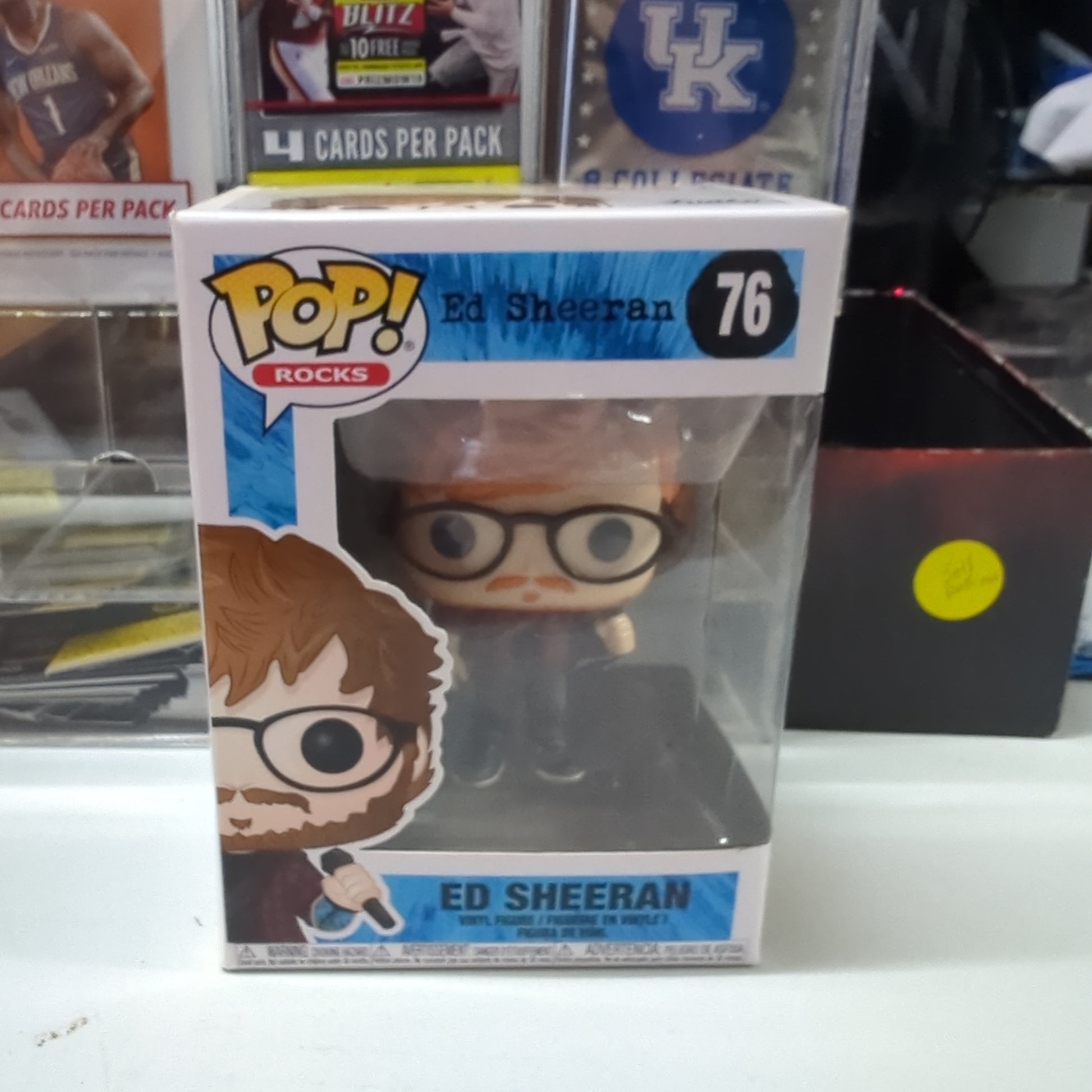 Funko POP! #76 Ed Sheeran - POP! Rocks In Pop Protector FRENLY BRICKS - Open 7 Days