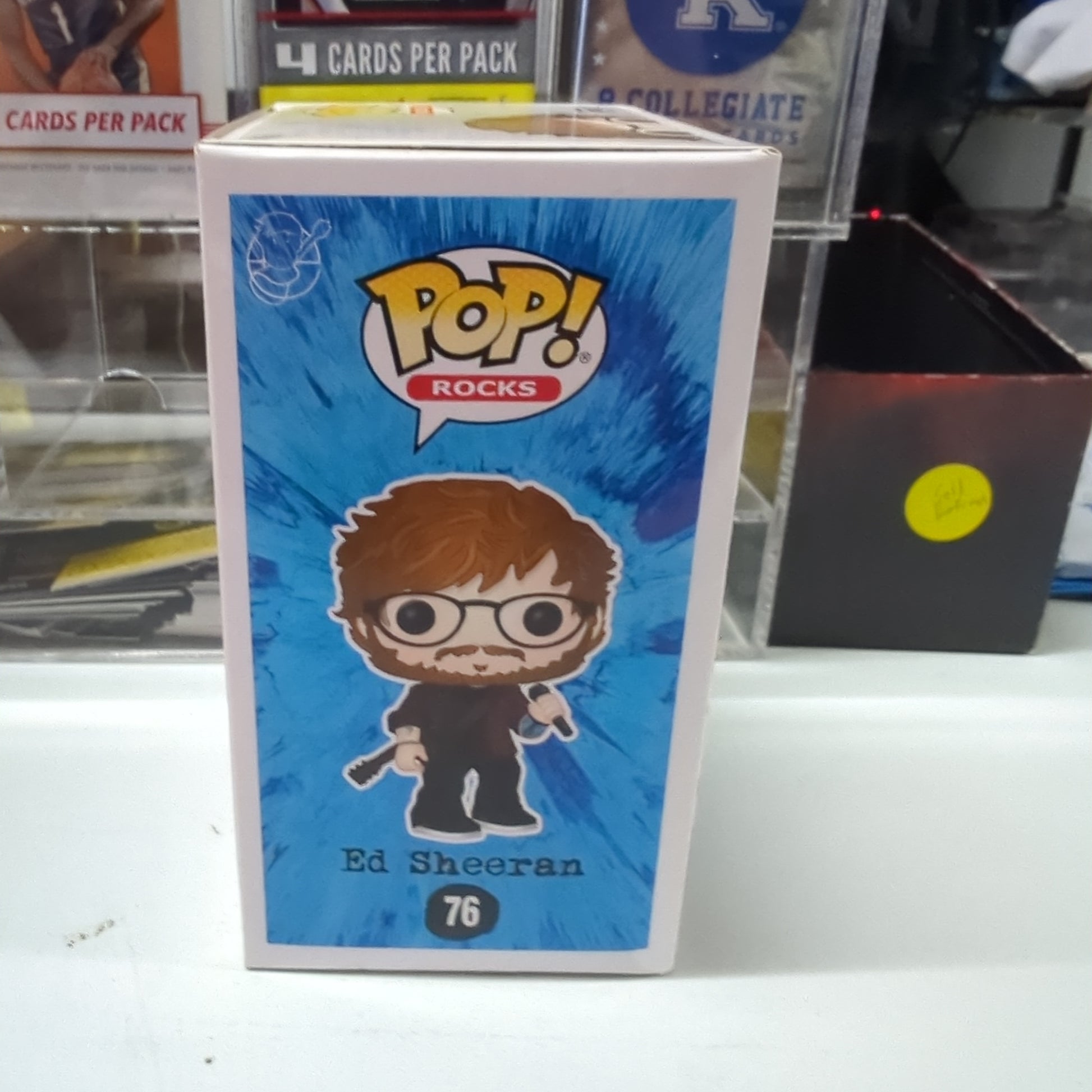 Funko POP! #76 Ed Sheeran - POP! Rocks In Pop Protector FRENLY BRICKS - Open 7 Days