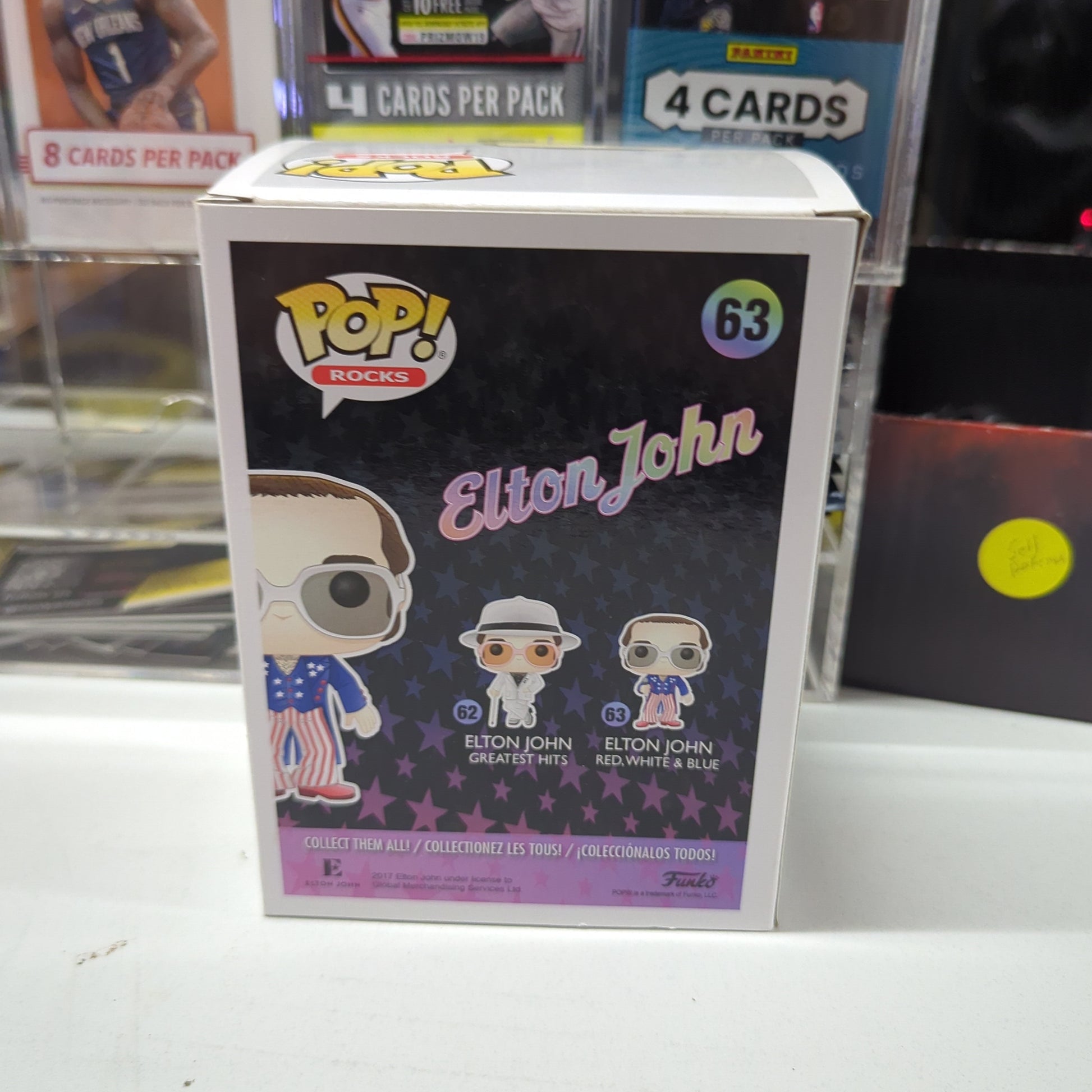 Elton John Red White & Blue Funko Pop! Vinyl #63 Vaulted FRENLY BRICKS - Open 7 Days